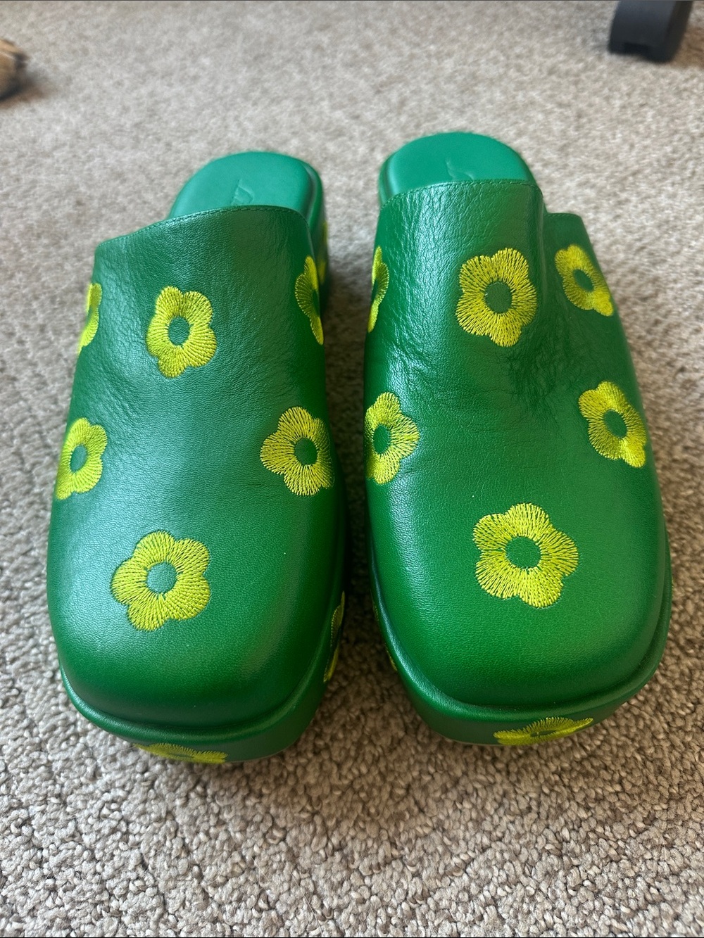 Lisa Says Gah Dakota clog in green daisy! - Picture 10 of 12